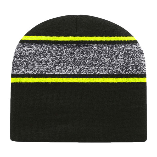 USA-Made Variegated Striped Beanie Thumbnail