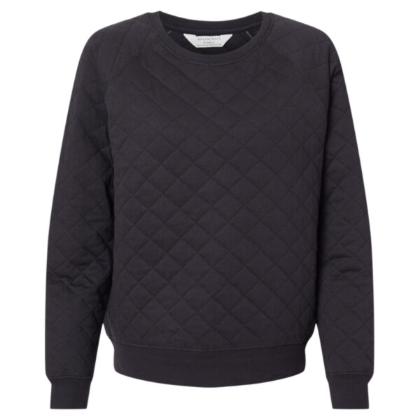Women's Quilted Crewneck Pullover Thumbnail