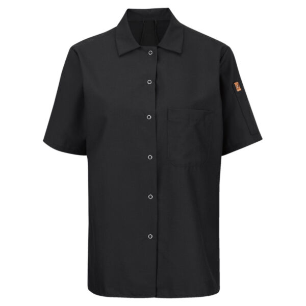 Women's Mimix™ Short Sleeve Cook Shirt with OilBlok Thumbnail