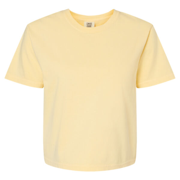 Women's Garment-Dyed Heavyweight Boxy T-Shirt Thumbnail