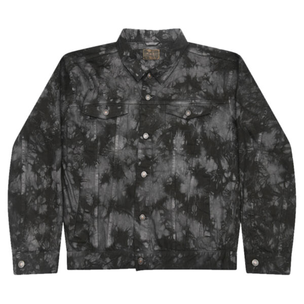 Unisex Tie-Dyed Denim Jacket Thumbnail