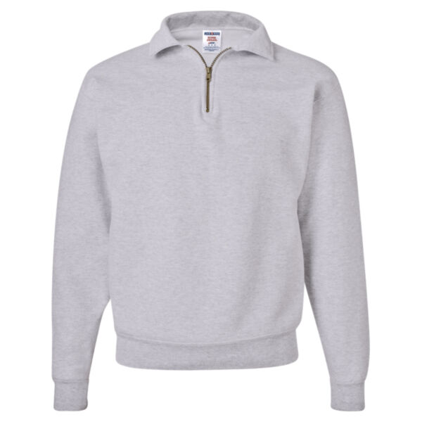 Unisex Super Sweats NuBlend® Quarter-Zip Cadet Collar Sweatshirt Thumbnail