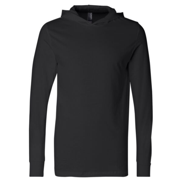 Unisex Jersey Hooded Long Sleeve Tee Thumbnail