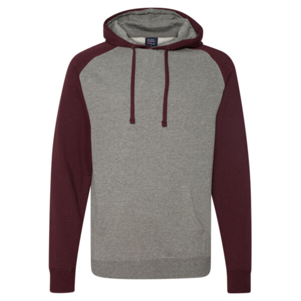Unisex Raglan Hooded Sweatshirt Thumbnail