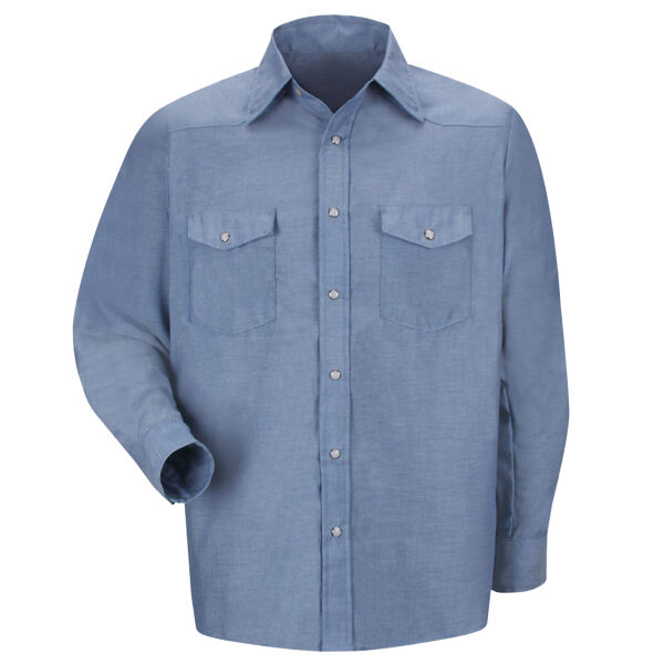 Men's Deluxe Western Style Long Sleeve Shirt Thumbnail