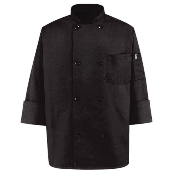 Black Traditional Chef Coat Thumbnail
