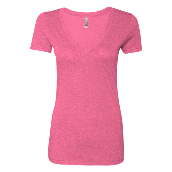 Women’s Triblend Deep V-Neck T-Shirt Thumbnail