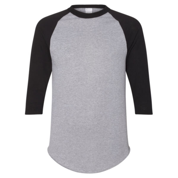 Unisex Three-Quarter Raglan Sleeve Baseball Jersey T-Shirt Thumbnail