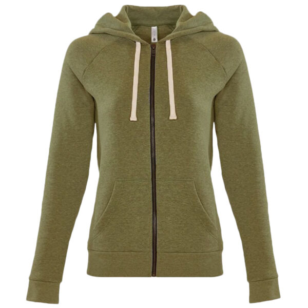 Women's Malibu Raglan Full-Zip Hoodie Sweatshirt Thumbnail