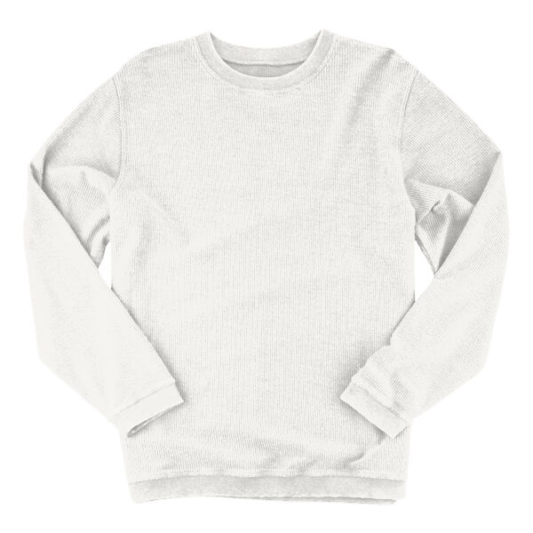 Unisex Corded Crewneck Sweatshirt Thumbnail