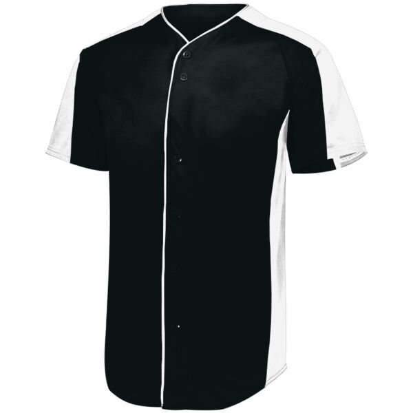 Men's Full Button Baseball Jersey Thumbnail