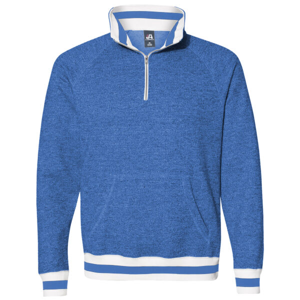Men's Peppered Fleece Quarter-Zip Sweatshirt Thumbnail
