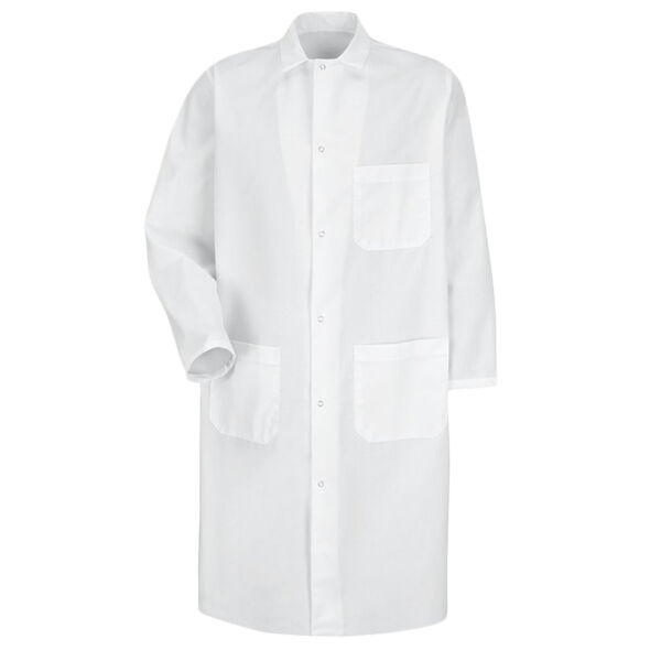 Unisex Butcher Coat with Exterior Chest Pocket Thumbnail