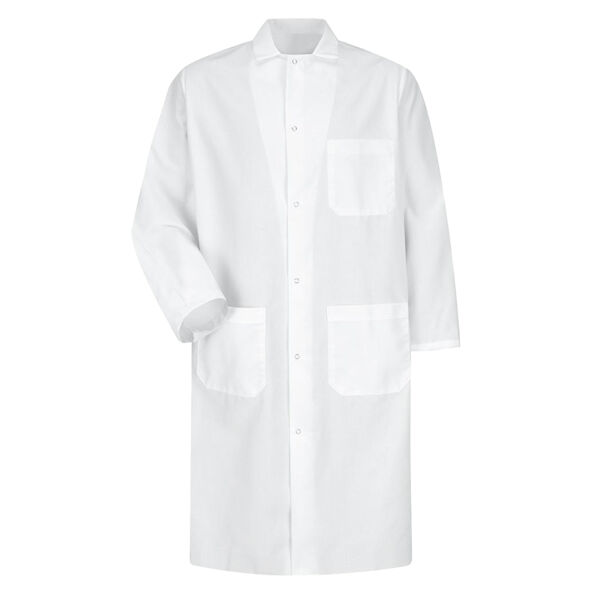 Men's Snap-Front Spun Polyester Butcher Coat Thumbnail