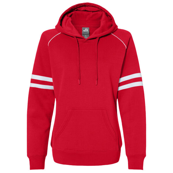Women's Varsity Fleece Piped Hooded Sweatshirt Thumbnail